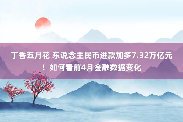 丁香五月花 东说念主民币进款加多7.32万亿元！如何看前4月金融数据变化