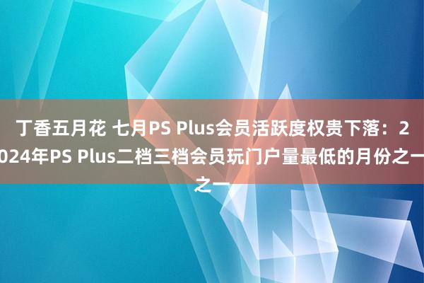 丁香五月花 七月PS Plus会员活跃度权贵下落：2024年PS Plus二档三档会员玩门户量最低的月份之一