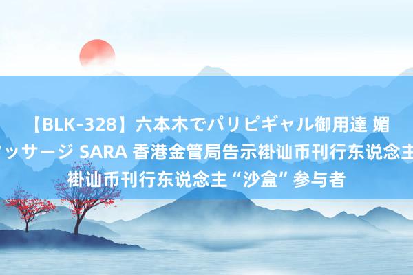 【BLK-328】六本木でパリピギャル御用達 媚薬悶絶オイルマッサージ SARA 香港金管局告示褂讪币刊行东说念主“沙盒”参与者