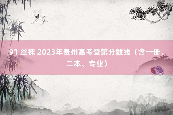 91 丝袜 2023年贵州高考登第分数线（含一册、二本、专业）